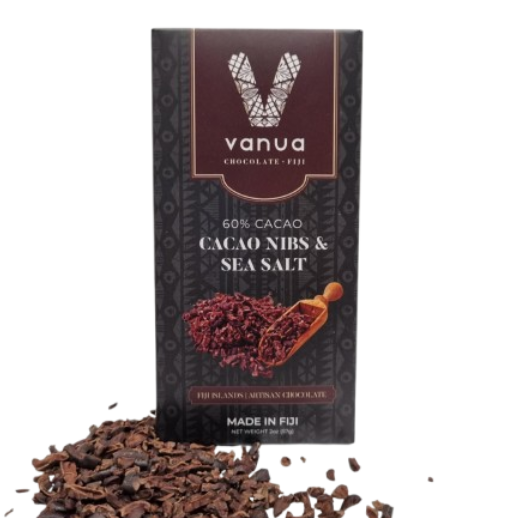 60% Cacao Nibs and Seasalt